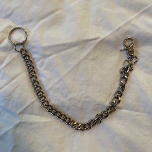 Silver Clip On Belt Chain